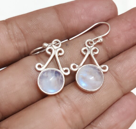 MODIAN 925 gioielleria raffinata in argento sterling accessori quotidiani affascinante ed elegante pietra di luna perle di cristallo anelli regolabili per le donne  36