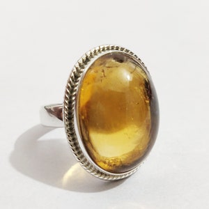 Gorgeous Citrine Ring , Citrine Silver Ring, Large Citrine Ring, women Ring, Silver Jewelery, Gemstone Ring
