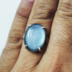 Gorgeous Labradorite Ring, Labradorite Silver Ring, Women Ring, Sterling Silver Ring, Gemstone Ring, Labradorite Ring
