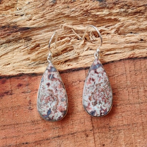 Wonderful Cressy Less Agate Silver 925 Ear rings , Crezyless Agate Earrings , Made In India Ear rings, Silver 925 Ear rings, Girl Earring