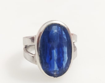 Kyanite Silver Ring, Kyanite Ring, Women Ring , Sterling Silver Ring,