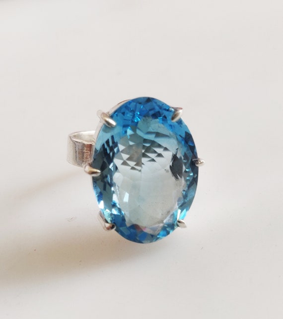 スイスブルートパーズ 13号 s925 指輪 リング 13号】シルバーリング ブルートパーズ｜KANKAN ONLINE SHOP【公式】