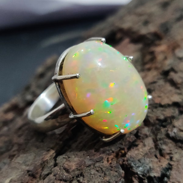 Ethiopian Opal Ring - Etsy