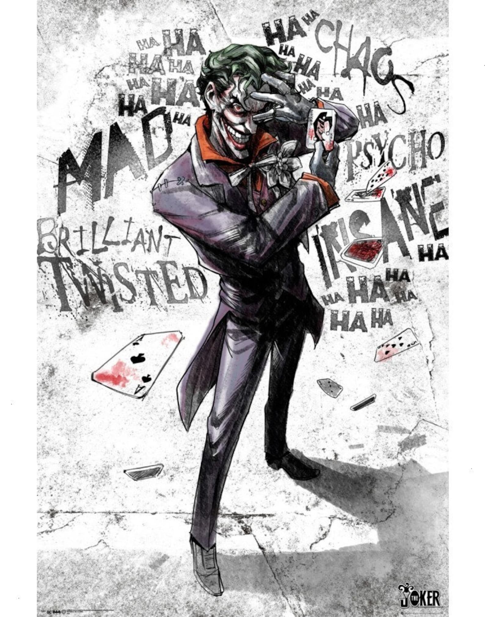 Joker Poster Gift For Fans Of Dc Comics Gift For Joker Lovers Etsy