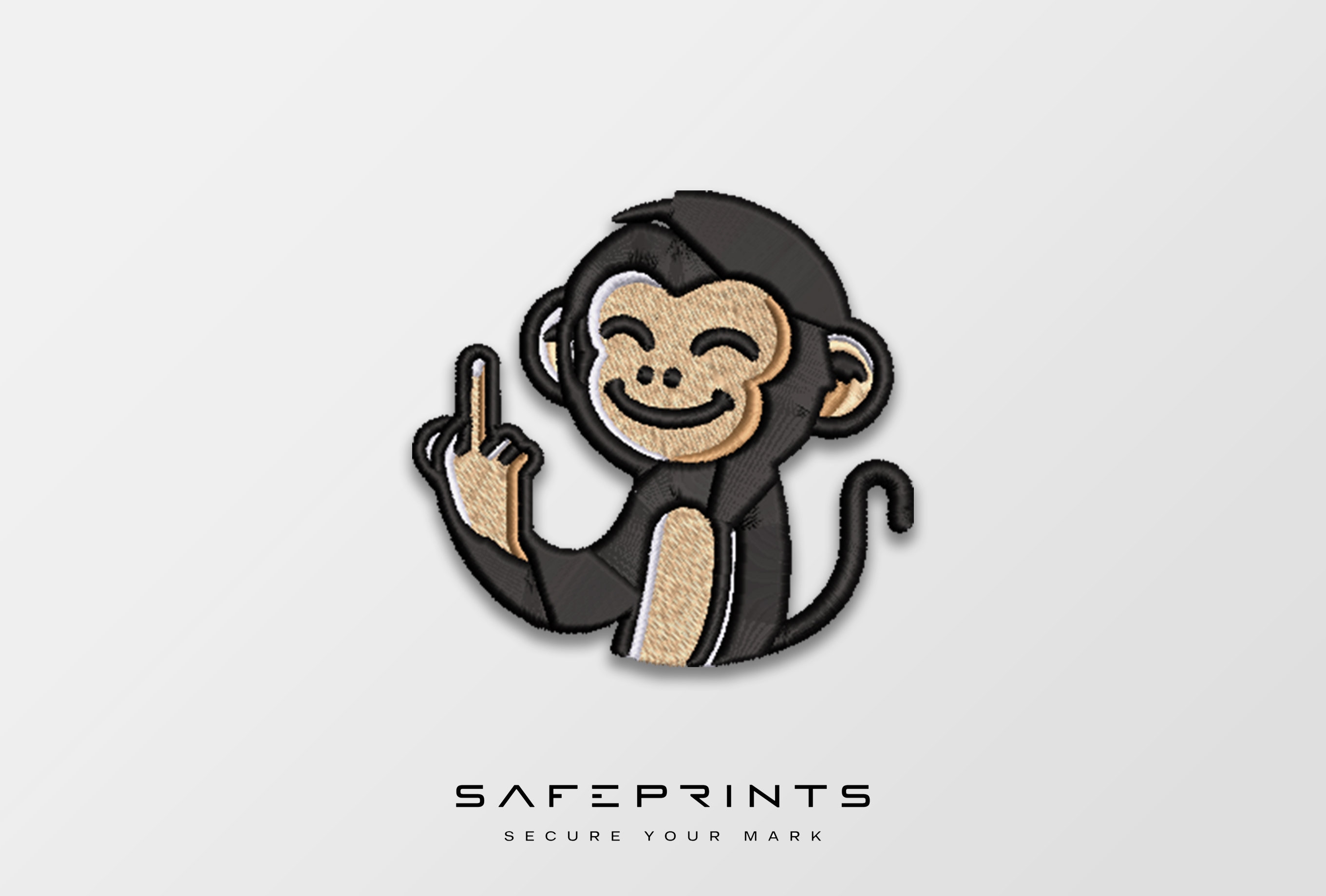 Monkey middle finger - Etsy México, image size:2722x1840