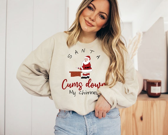 Ugly Christmas Sweater Women, Dirty Christmas, Naughty Christmas Sweatshirt, Christmas Gifts, Secret Santa Gifts