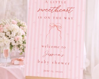 ベビーシャワーテンプレート – Canvaで編集可能