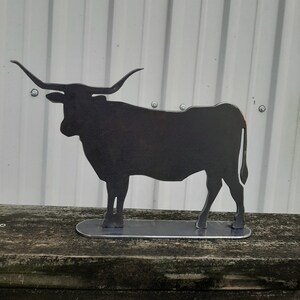 17+ Longhorn Metal Yard Art