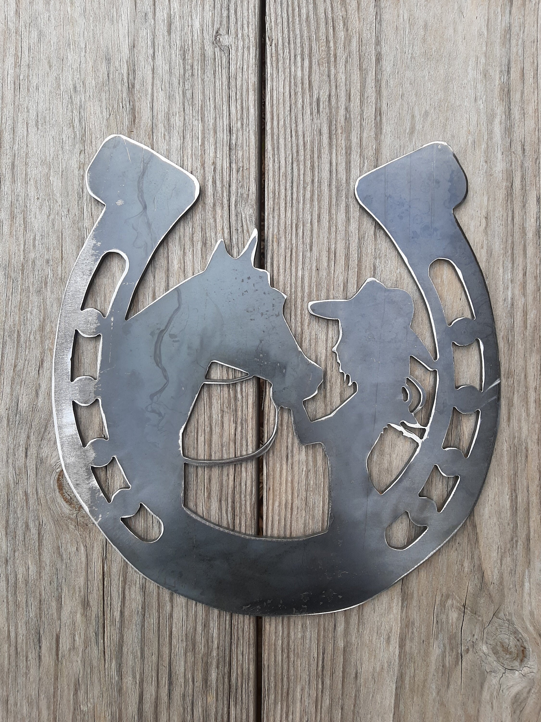 Alipis Arte Vintage De Metal Para Colgar En La Pared, Decoración De Herradura Para El Hogar Y El Jardín Para Inauguración De La Casa