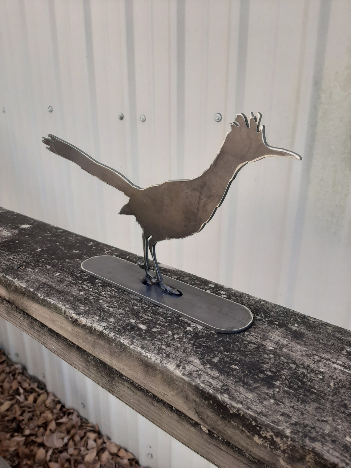 Roadrunner Metal Art on Base - Etsy