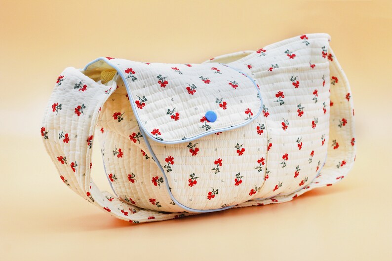 Pet Sling Carrier Little Red Flower Dog Tote Cat Kitten Etsy