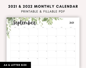 Calendar Pdf | Etsy