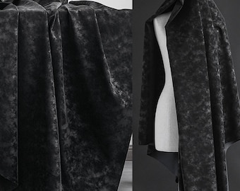 Black PU Leather Fabric, Tie-dye Texture Leather Fabric, 100% PU Custom Color Fabric, Sofa & Garment Fabric, Leatherette Upholstery Material