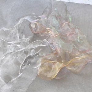 Harde gaasstof, wolk en rook in de regen decoratiestof, staal harde gaas tule stof, futuristische moderne stijl stof, 39'' breedte