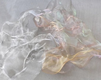 Hard Wire Mesh Fabric, Cloud And Smoke Into Rain Decor Fabric, Steel Hard Mesh Tulle Fabric, Futuristic Modern Style Fabric, 39&#39;&#39; Width