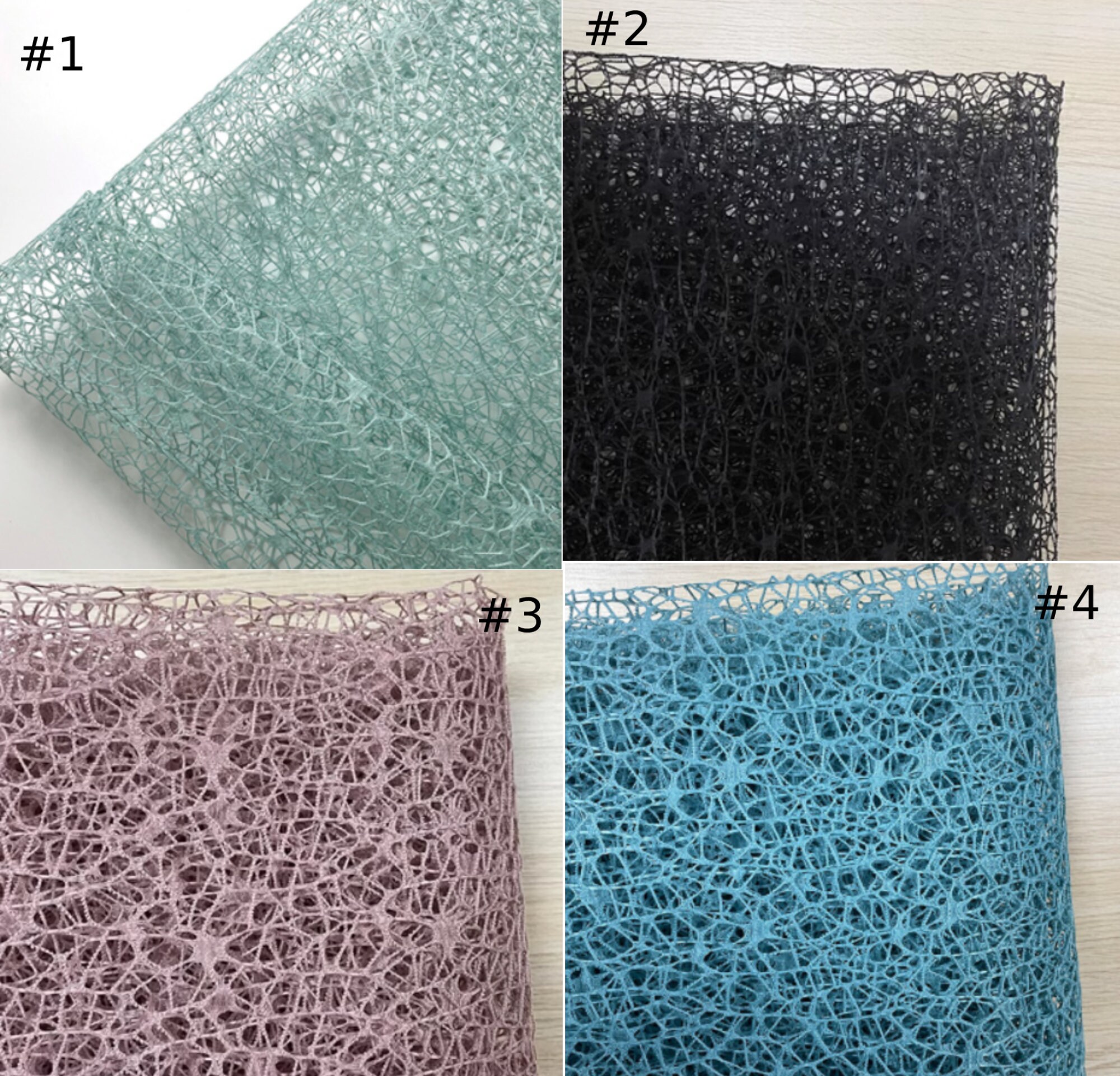 Fabrics-City Bi-stretch Netzstoff Lochfilet 1mm Waben - Weiß, 170cm Breit, Für Nähen & Kostüme (Polyamid)