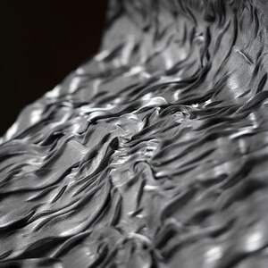 Liquid Meteorite Club Water Ripple Fabric, Irregular Ruffle Fabric, 3D ...