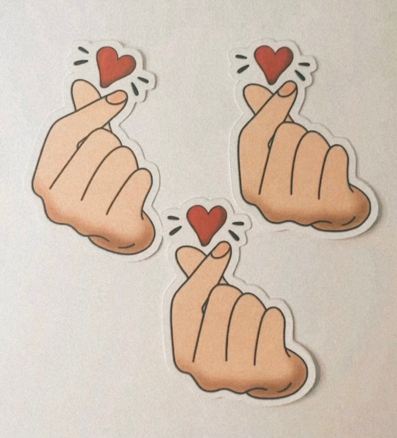 Heart in Hand Sticker Freebies | Etsy