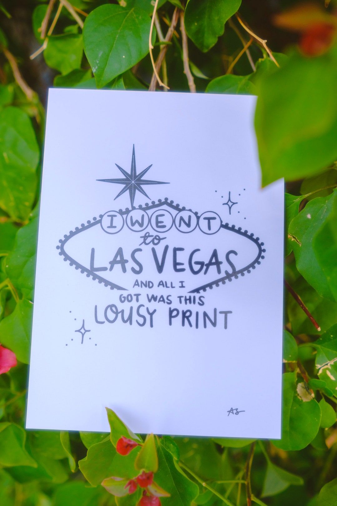 Las Vegas Print Vegas Sign Print - Etsy