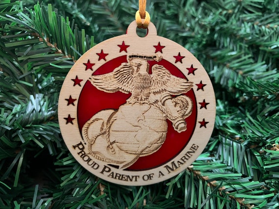 US Marine Corps Seal Christmas Tree Ornament USMC Marines USA Military Xmas Gift US Marine Corps Seal Christmas Tree Ornament USMC Marines USA Military Xmas Gift