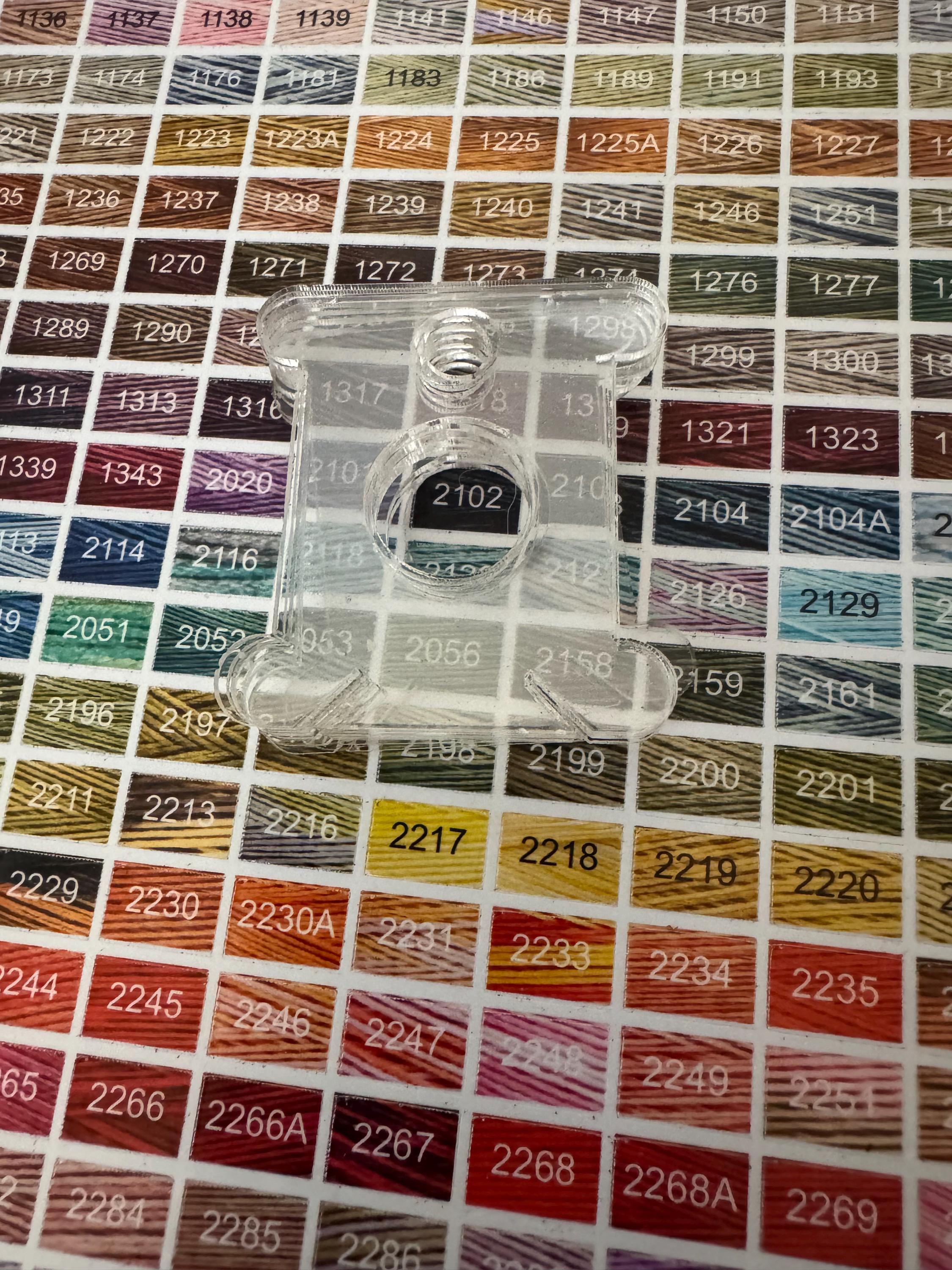 WDW 6 Strand Color Stickers for Bobbins, Embroidery Bobbin Labels ...