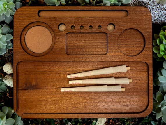 tray for rolling tobacco Personalized Rolling Tray, Wood Rolling Tray, Gift for Smoker, Rolling Tray  Gift Set, Wood Rolling Tray Set, 420 Tray