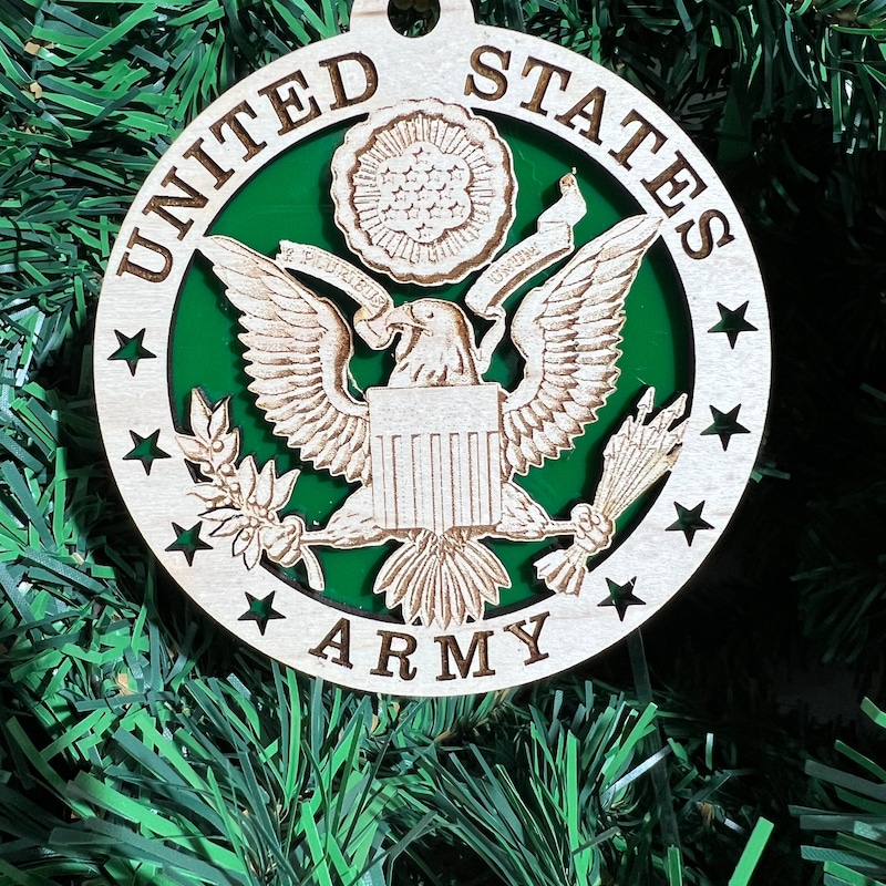 Army Christmas Ornament Etsy