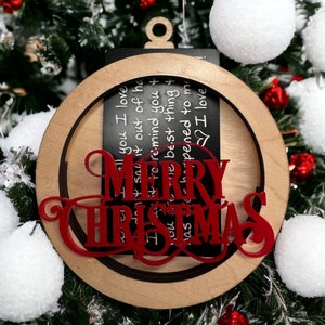 Gift Card Christmas Ornament, Christmas Gift ornaments, Holiday ornament, Gift Card Holder Ornament, Gift Card Holder