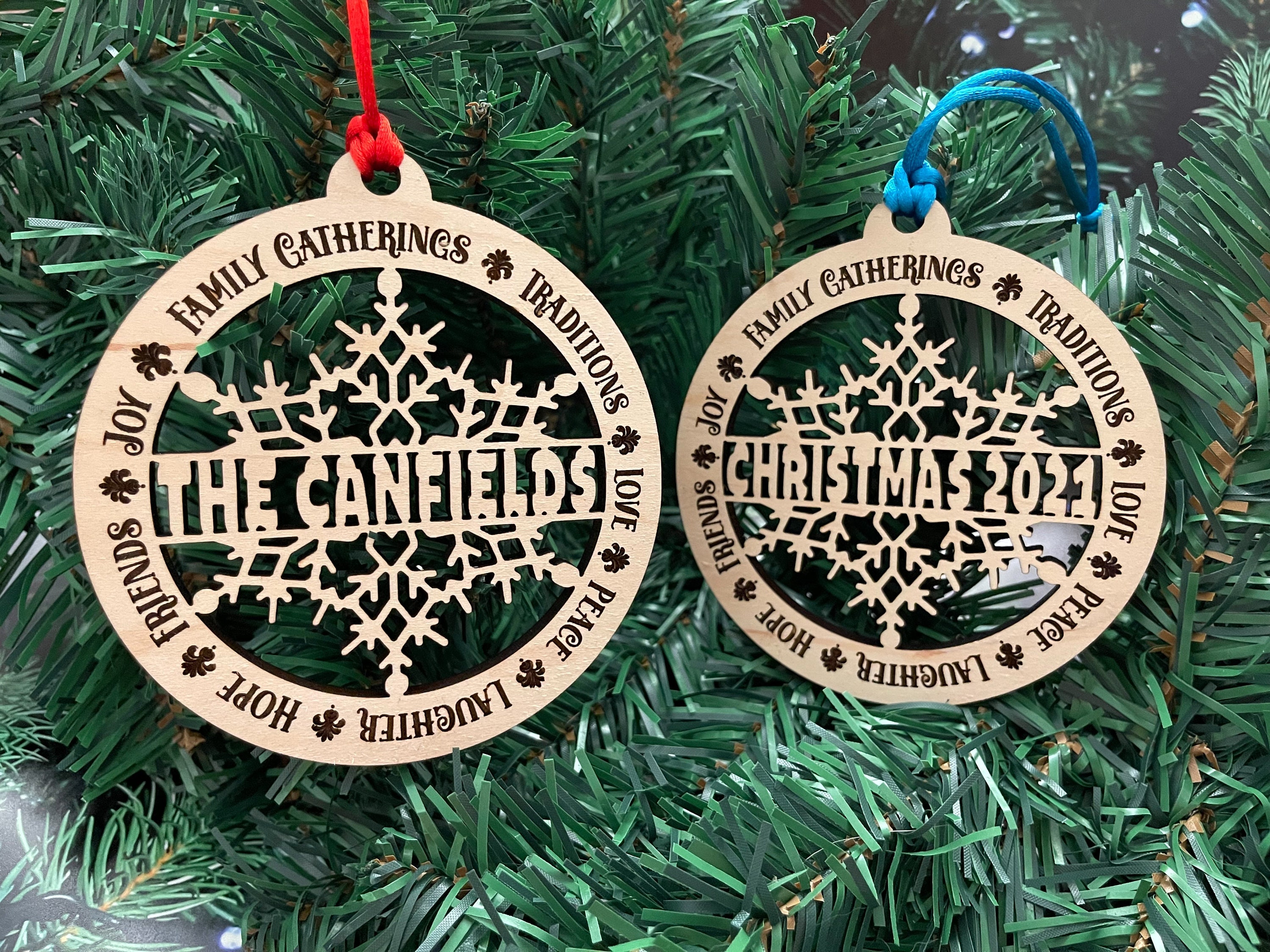 Download Family Christmas Ornament SVG Archivo digital para grabado ...