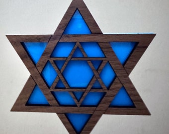 Star of David Ornament - Hanukkah / Chanukah Ornament - Judaica Decoration