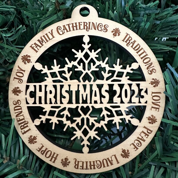 Christmas Ornament 2023 Svg Etsy UK