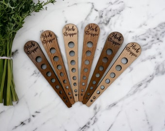 Herb Stripper, Solid Wood Herb Stripper, Gift for Chef, Gift For Cook, Kitchen Utensil, Kitchen Tool
