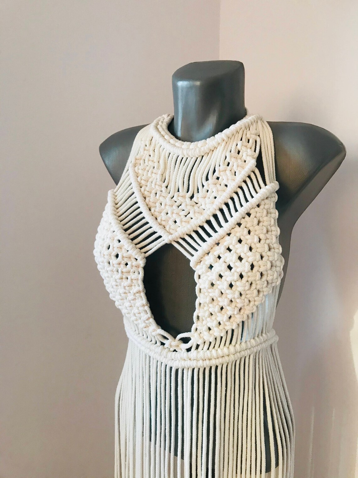 MACRAME DRESS - Etsy