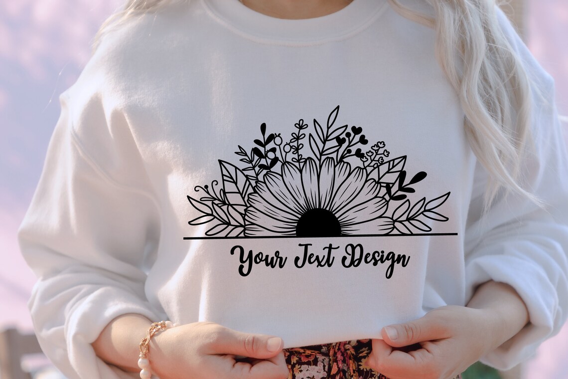 Flower Svg Files, Daisy Flower Monogram Svg, Daisy Svg, Daisy Flower