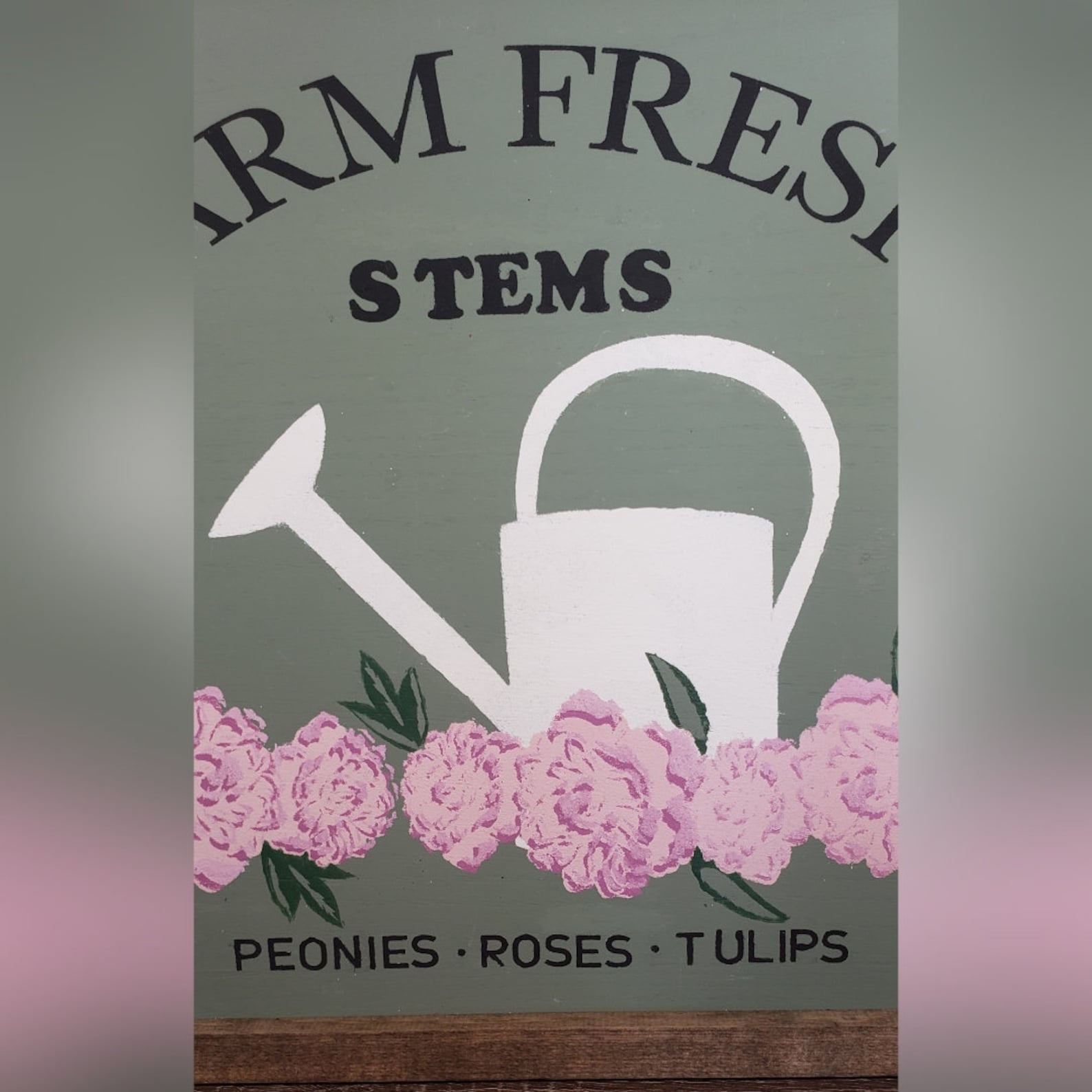 Farm Fresh Stems Farm Fresh Flowers Farmhouse Sign Etsy