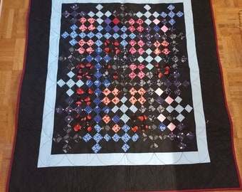 Quilt "Amish trifftMuster"