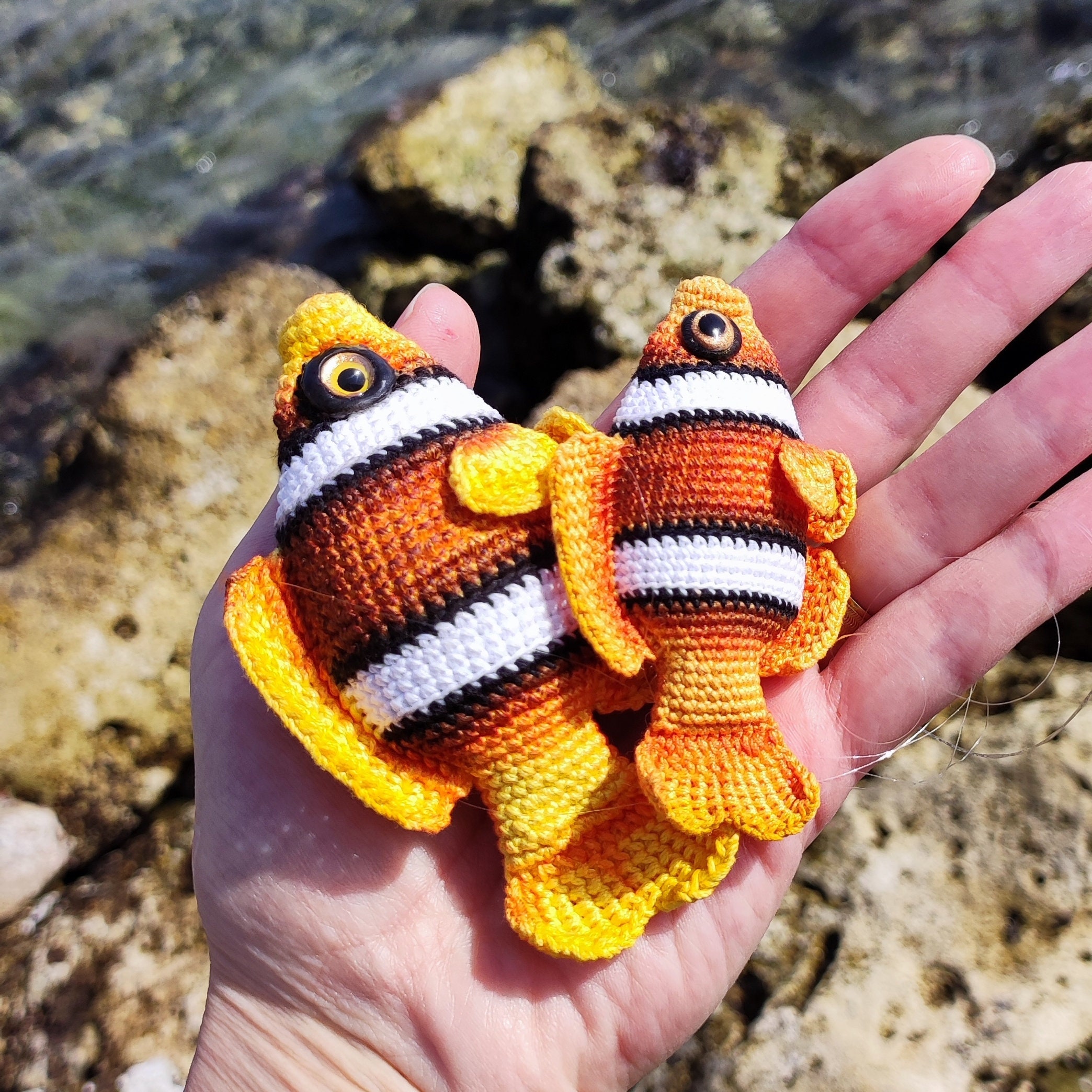 CROCHET PATTERN Clownfish Amigurumi Anemonefish. - Etsy