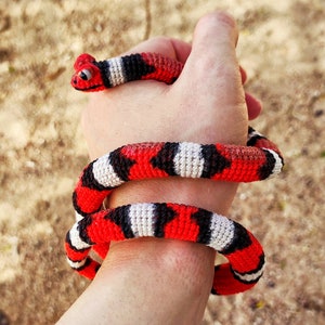 Crochet Striped Snake PATTERN. - Etsy
