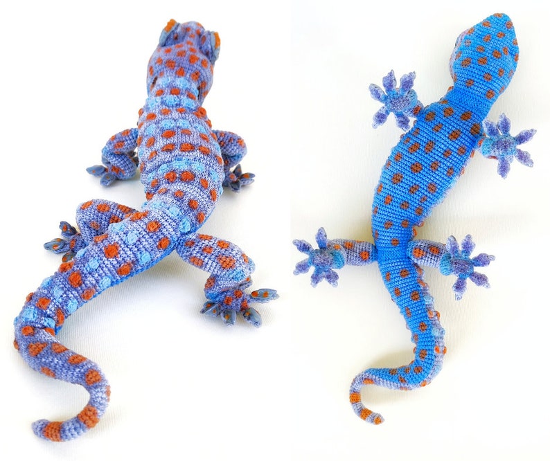 CROCHET PATTERN amigurumi Tokay gecko. image 3