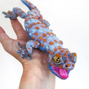 CROCHET PATTERN amigurumi Tokay gecko. image 10