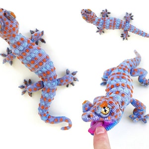 CROCHET PATTERN amigurumi Tokay gecko. image 4