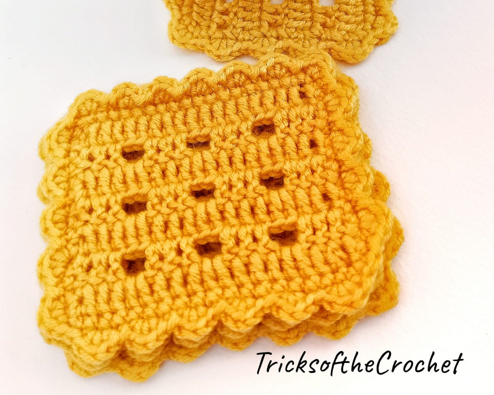 Crochet Cup Coaster Easy PATTERN Digital Download. Etsy