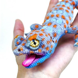 CROCHET PATTERN amigurumi Tokay gecko. image 5