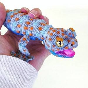 CROCHET PATTERN amigurumi Tokay gecko. image 7