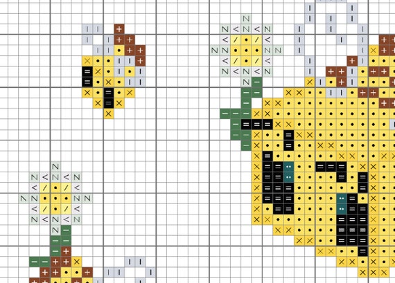 Stitched Cat — Free Minecraft Bee Cross Stitch Pattern Google