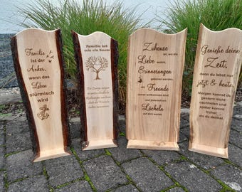 Holzaufsteller Sprüche