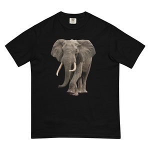 Tusk Tusk - Stückgefärbtes schweres Herren-T-Shirt