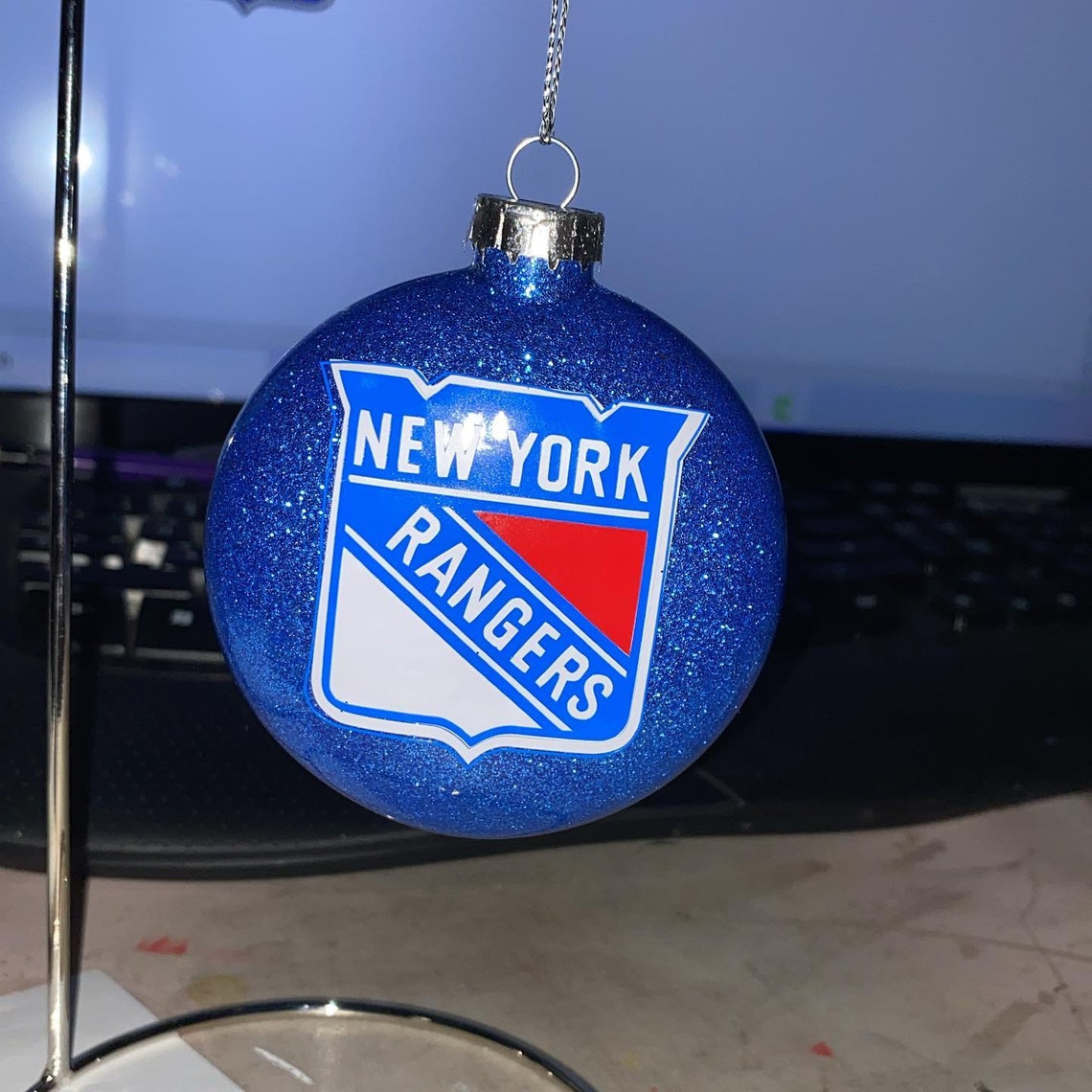 Ny Rangers Christmas Ornament 