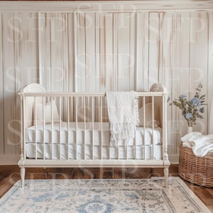 Rustic Farmhouse Child&#39;s Nursery Wall Art Mockup 301