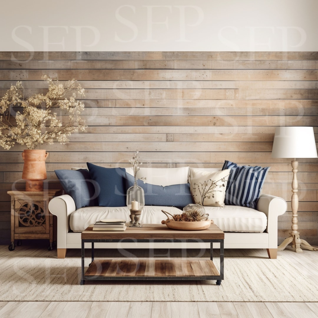 Rustic Farmhouse Living Room Wall Art Mockup 163 - Etsy